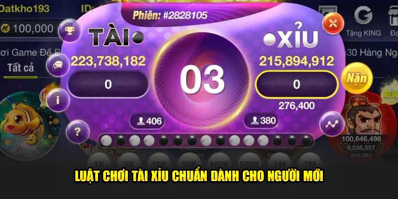 Luật chơi Tài Xỉu 77win chuẩn xác dành cho tân thủ