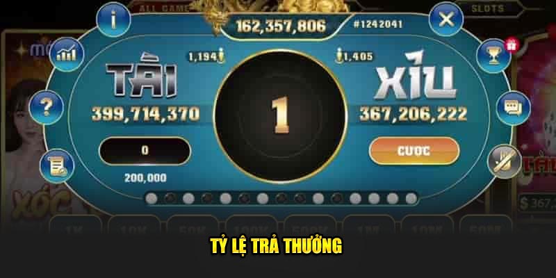 Tài Xỉu 77WIN có tỷ lệ trả thưởng cao 